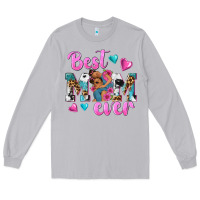 Moon Dust Best Mom Ever Afro Woman Long Sleeve Tee - texasbilliewilder