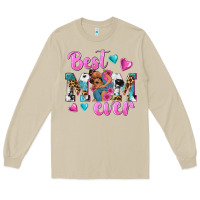 Mushroom Best Mom Ever Afro Woman Long Sleeve Tee - texasbilliewilder