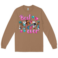 Toasted Coconut Best Mom Ever Afro Woman Long Sleeve Tee - texasbilliewilder