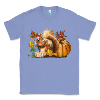 Colony Blue Fall Squirrel Classic Tee - LillyAllenDesigns