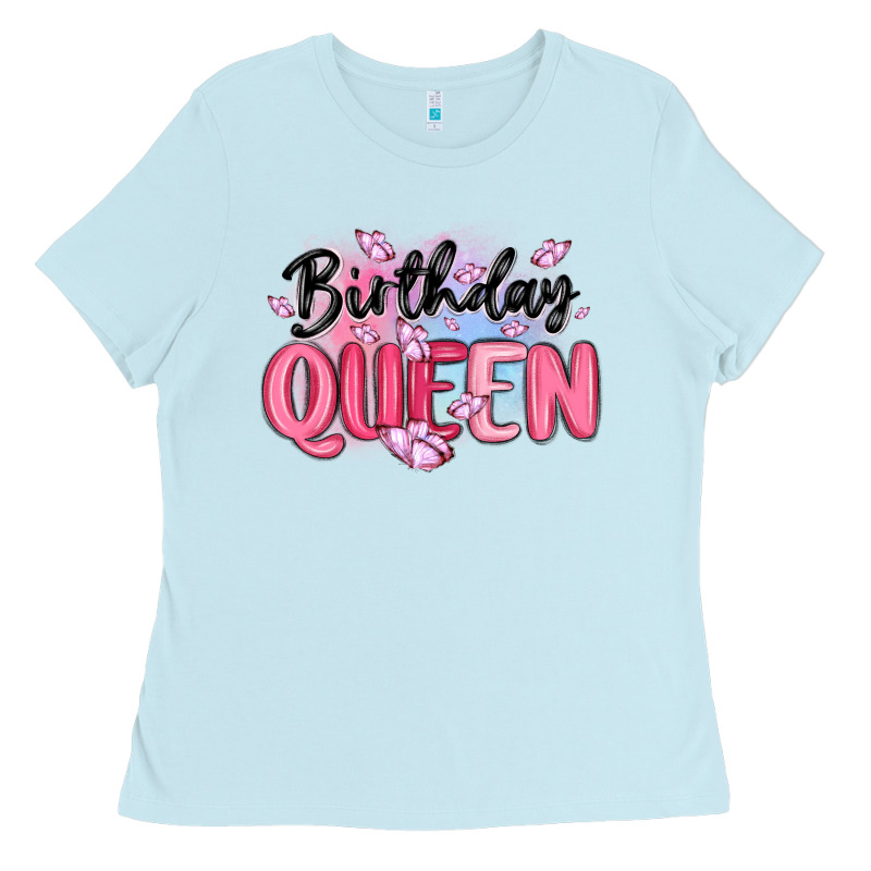 Birthday Queen Ladies Tee by MaliasSmallBusiness | Teevron
