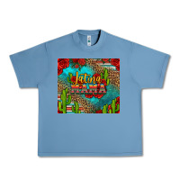 Pebble Blue latina mama Urban Heavy Tee - Jasminsmagicworld