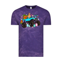 Cloud Purple monster truck easter Vintage Tee - Artiststas