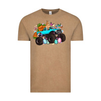 Vintage Coffee monster truck easter Vintage Tee - Artiststas