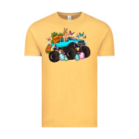 Vintage Mustard monster truck easter Vintage Tee - Artiststas
