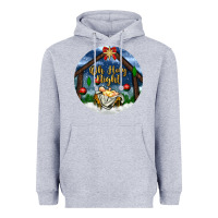 Heather Grey oh holy night Heavyweight Hoodie - BundleAndBundleShop