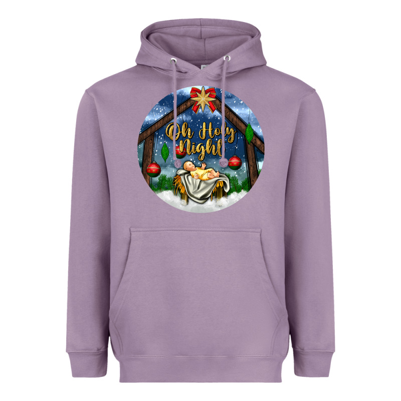 Oh Holy Night Heavyweight Hoodie by BundleAndBundleShop | Teevron