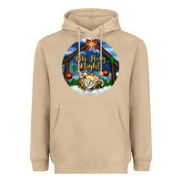 Mushroom oh holy night Heavyweight Hoodie - BundleAndBundleShop