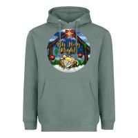 Sage oh holy night Heavyweight Hoodie - BundleAndBundleShop