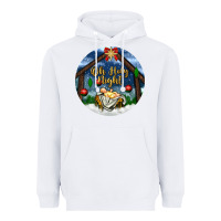 White oh holy night Heavyweight Hoodie - BundleAndBundleShop