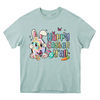 Arona happy easter y'all Heavy Core Tee - MaliasSmallBusiness