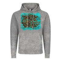 Cloud Rock leopard turquoise Vintage Hoodie - RanaPortraitStore