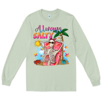 Matcha Always salty Long Sleeve Tee - NancyCooperArtShop