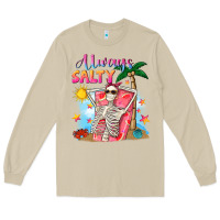 Mushroom Always salty Long Sleeve Tee - NancyCooperArtShop