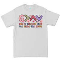 Dove Grey god is greater than the highs and lows Premium Tee - MaliasSmallBusiness