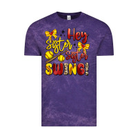 Cloud Purple hey sister sister swing softball Vintage Tee - Artiststas