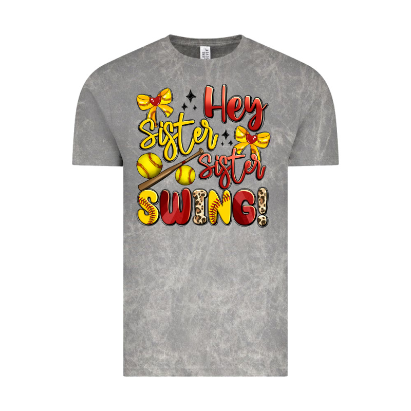Hey Sister Sister Swing Softball Vintage Tee by Artiststas | Teevron