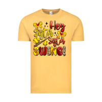 Vintage Mustard hey sister sister swing softball Vintage Tee - Artiststas