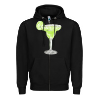 Black martini fa element Zipper Hoodie - FaDigitalArtStudio