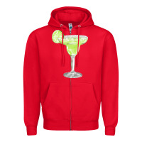 Red martini fa element Zipper Hoodie - FaDigitalArtStudio