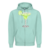 Seafoam martini fa element Zipper Hoodie - FaDigitalArtStudio