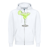 White martini fa element Zipper Hoodie - FaDigitalArtStudio