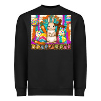 Black easter day rabbit Heavyweight Sweatshirt - TumblerDesignByShophia