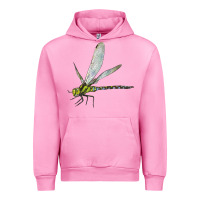 Fuchsia Pink Blue And Yellow Dragonfly Urban Hoodie - LillyAllenDesigns