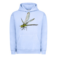 Pigment Grape Ice Blue And Yellow Dragonfly Urban Hoodie - LillyAllenDesigns