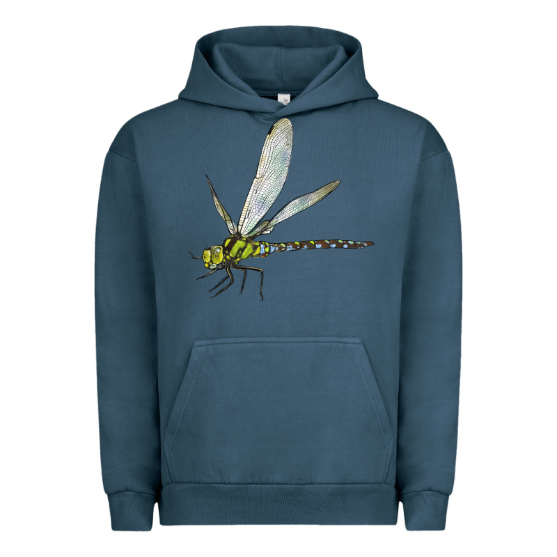 Blue And Yellow Dragonfly Urban Hoodie by LillyAllenDesigns | Teevron