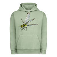 Pigment Oil Green Blue And Yellow Dragonfly Urban Hoodie - LillyAllenDesigns