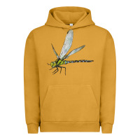 Pigment Peanut Butter Blue And Yellow Dragonfly Urban Hoodie - LillyAllenDesigns