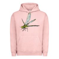 Pigment Salmon Blue And Yellow Dragonfly Urban Hoodie - LillyAllenDesigns