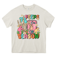 Cream peeps season mode on Heavy Core Tee - MaliasSmallBusiness
