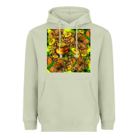 Matcha St. Patrick's Chicken With Pot Of Gold Heavyweight Hoodie - FaDigitalArtStudio