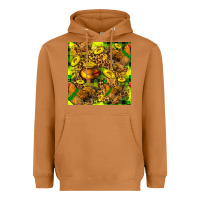 Meerkat St. Patrick's Chicken With Pot Of Gold Heavyweight Hoodie - FaDigitalArtStudio