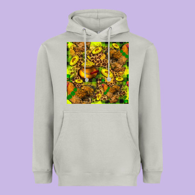 St. Patrick's Chicken With Pot Of Gold Heavyweight Hoodie Designed By Fadigitalartstudio