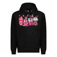 Black breast cancer coffee cups Premium Hoodie - OliviaCreatesArt