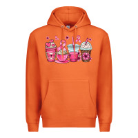 Carrot breast cancer coffee cups Premium Hoodie - OliviaCreatesArt