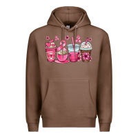Chestnut breast cancer coffee cups Premium Hoodie - OliviaCreatesArt