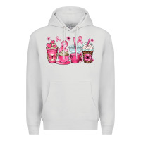 Dove Grey breast cancer coffee cups Premium Hoodie - OliviaCreatesArt