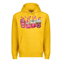 Lemon breast cancer coffee cups Premium Hoodie - OliviaCreatesArt