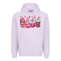Lilac breast cancer coffee cups Premium Hoodie - OliviaCreatesArt