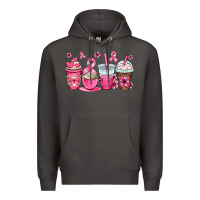 Smoke breast cancer coffee cups Premium Hoodie - OliviaCreatesArt