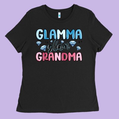 Glamma Glam Grandma Ladies Tee Designed By Maliassmallbusiness