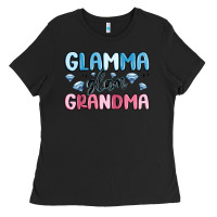Black glamma glam grandma Ladies Tee - MaliasSmallBusiness