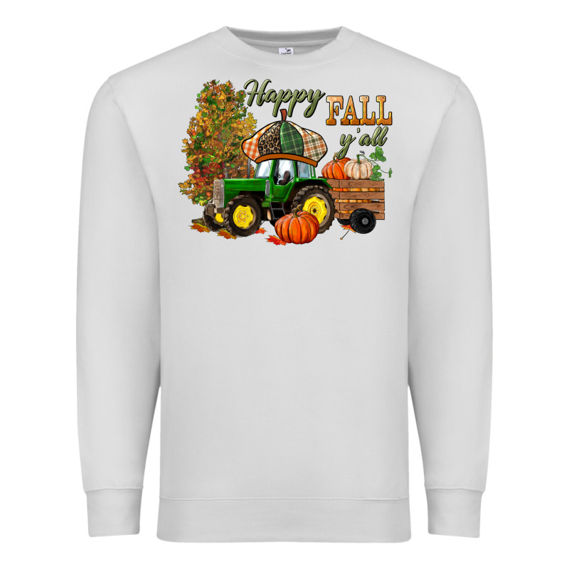 Happy Fall Y'all Premium Sweatshirt by BundleAndBundleShop | Teevron
