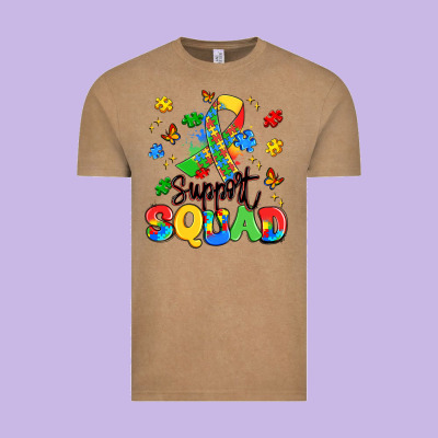 Support Squad Vintage Tee Designed By Artiststas