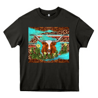 Asphalt longhorn tumbler Heavy Core Tee - AdoDesignShop