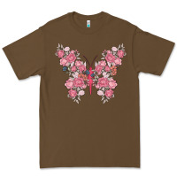Cacao floral butterfly Premium Tee - MaliasSmallBusiness